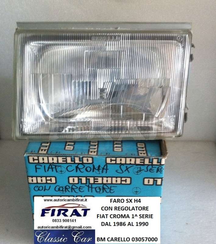 FARO FIAT CROMA 86 - 90 SX CARELLO 03057000